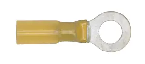 Sealey Heat Shrink Terminal 8.4mm Ring Transparent Yellow - Pack of 25 YTSR2584