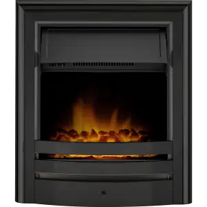 Acantha Vela Electric Fire in Black Nickel