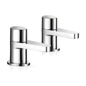 Mira Shower Precision 2.1817.003 Bath Tap + Basin Pillar Taps Chrome 2.1817.002