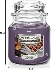 Yankee Candle Medium Jar Candle - Plum Berry Crumble