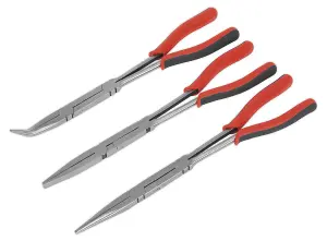 Sealey Double Joint Pliers Set 3pc Long Reach 335mm AK8580