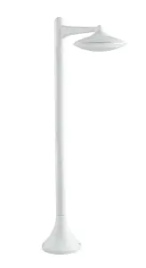 Luminosa ALYSON Outdoor 91cm LED Bollard White, IP44 800lm 4000K 91x28cm