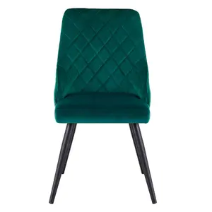 Clocher Upholstered Chair (Set of 2) Petrol