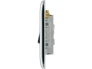 BG Chrome 20A 2 way 3 gang Light Switch