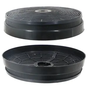 SPARES2GO Carbon Filter compatible with Howdens Cooker Hood (2 x Filters)