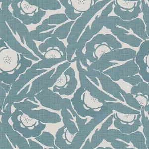 Next Optimism Floral Blue Wallpaper