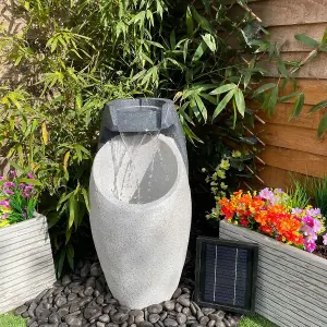 Pouring Vase Contemporary Mains Plugin Powered Water Feature