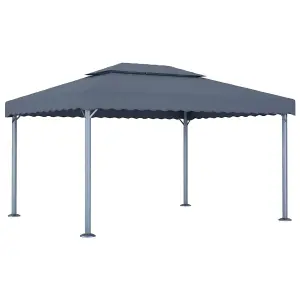 Berkfield Gazebo 400x300 cm Anthracite Aluminium