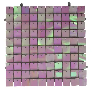 Iridescent Shimmer Sequin Wall Panels Backdrop, 30cm x 30cm