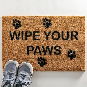 Wipe Your Paws Doormat - Regular 60x40cm