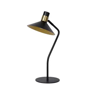 Lucide Pepijn Modern Table Lamp - 1xE14 - 3 StepDim - Black