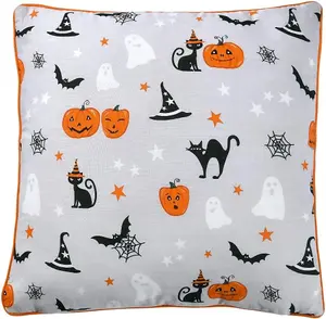 Smart Living Halloween Pumpkins & Celestial Stars Decorative Filled Cushions - Pumpkins