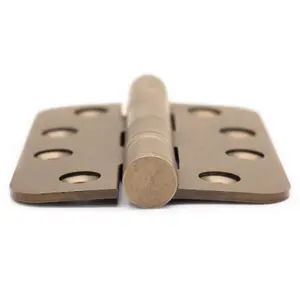 AFIT Florentine Bronze Grade 13 Fire Door Hinges-  4" Radius 102 x 76 x 3mm - Pack 3