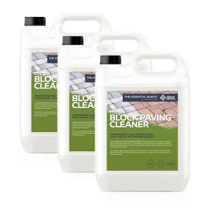 Stonecare4U Block Paving Cleaner (15L) - Easy Removal of Dirt, Moss, Weeds & Algae