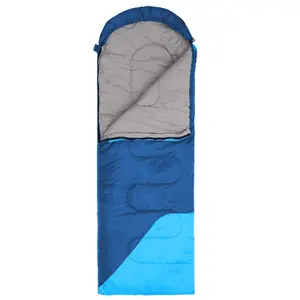 Active Era Premium Waterproof Lightweight Sleeping Bag - Blue - 3-4 Seasons