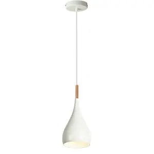 Byrd 1 - Light White Single Pendant White