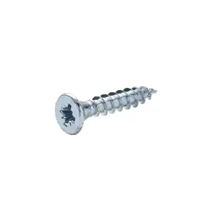 Diall Double-countersunk Zinc-plated Carbon steel Screw (Dia)3mm (L)16mm, Pack of 20