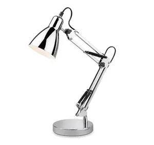 Luminosa Riley Taskl Light Table Lamp Chrome