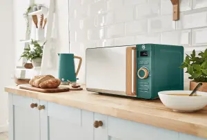 Swan Nordic Pine Green 20 Litre Digital Microwave