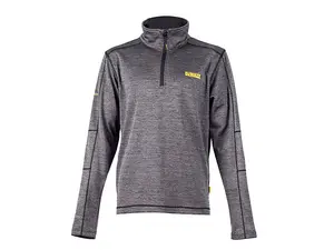 DeWalt Jonesborough Quarter Zip Work Jumper Grey - 2XL