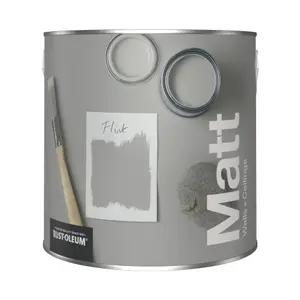 Rust-Oleum Washable Matt Wall Paint - Flint 2.5L