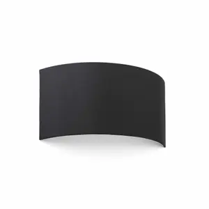 Luminosa Cotton Black Round Wall Light 375x 200x 115, E27