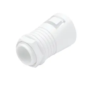 MK White Flexible 20mm Conduit adaptor