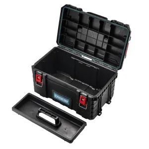 Erbauer Connecx Modular Storage Black 22.2in Deep Toolbox