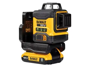 DeWalt DCLE34031D1 18V XR Compact Green Laser 3 x 360 Degree - 2.0Ah Battery