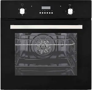 Cookology FOD60BK Electric Integrated Oven With 5 Cooking Functions And Fan Assist - Black | Robert Dyas