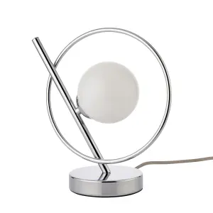 Verso Chrome effect Table lamp