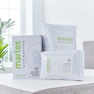 Martex Health & Wellness Seersucker Microfibre Pillow (In Packs of 2)