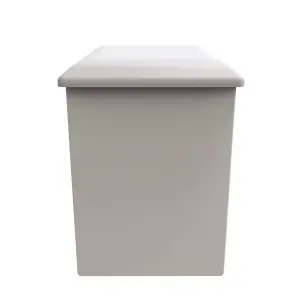 Turin Stool in Grey Gloss & White (Ready Assembled)