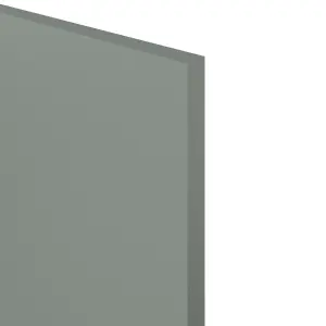 GoodHome Ashmead Matt reed green Standard Clad on base panel (H)900mm (W)600mm