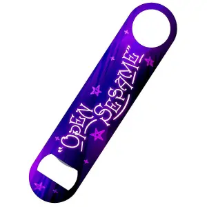 Grindstore Open Sesame Bar Blade Bottle Opener Purple (One Size)