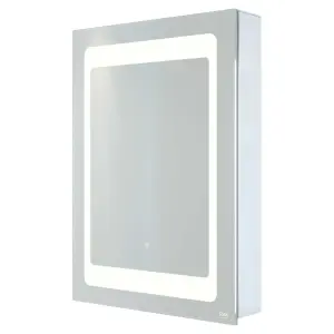 RAK Aphrodite 500x700mm Silvery White Square with Touch Sensor Illuminated Mirror Cabinet IP44