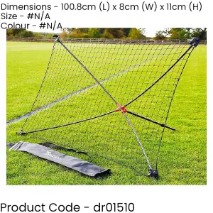 5 x 3 Feet Portable Football Rebounder - Ball Return Net Control & Shot Training