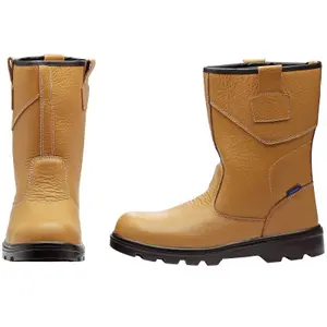 Draper Rigger Style Safety Boots, Size 12 85977