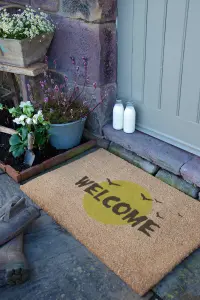 Halloween Welcome Bats Doormat (90 x 60cm)