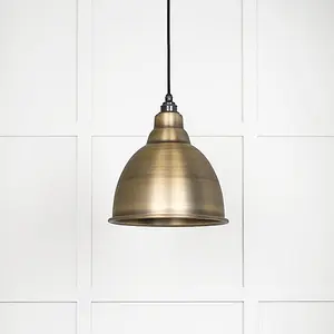 Aged Brass Brindley Pendant Light