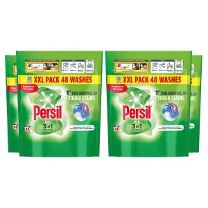 Persil XXL 3 in 1 Washing Capsules Bio with Lasting Freshness 48 Washes, 4 Pack