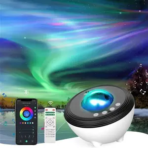 Yunlone Aurora Projector Galaxy Star Light For Bedroom Night With Bluetooth Speaker, White Noise, APP/Remote/Voice Control, DIY Room Décor Party