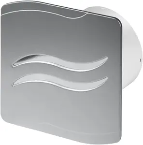 AirTech-UK Bathroom Extractor Fan 100 mm / 4" S-Line Decorative Front Panel with Standard Fan