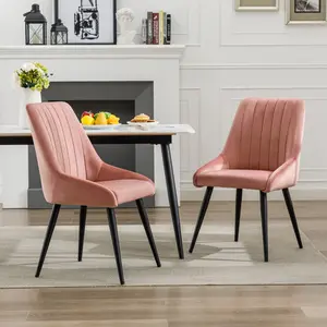 Girton dining chair Pink