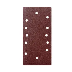 Universal Fit 80 grit Red 1/3 sanding sheet (L)185mm (W)93mm, Pack of 5