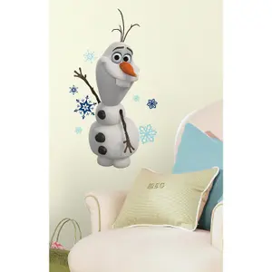 RoomMates Frozen Olaf The Snow Man Peel & Stick Wall Decals