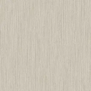 Galerie Utopia Beige Vertical Weave Stripe Sheen Finish Wallpaper Roll