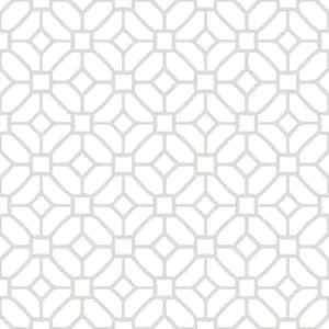 Floorpops Lattice Self Adhesive Vinyl Floor Tiles Modern Grey White Kitchen