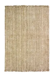 Gold Hand Woven Plain Kilim Modern Easy to Clean Rug for Living Room and Bedroom-160cm X 230cm