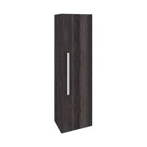 SunDaze Charcoal 1200mm Bathroom Wall Mounted Tall Storage Unit Cupboard Cabinet